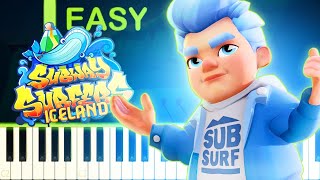 Subway Surfers Iceland 2024 Theme - Easy Piano Tutorial