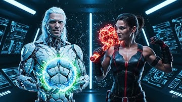 Lazarus&Jael #aiart #fyp #cyborg #AI #robot #futur #terminator #conflict #hybrid