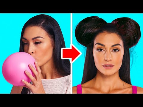 33 GIRLY AND BEAUTY IDEAS || HANDY MAKEUP AND HAIR HACKS