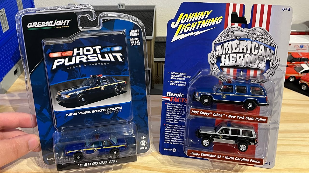 Johnny lightning New York State trooper 1/64 scale Chevy Tahoe