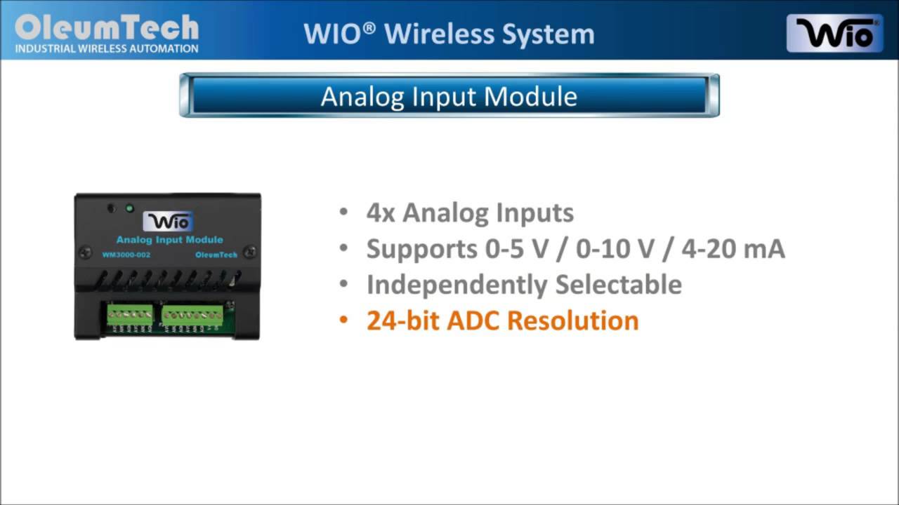 Analog Input Module - YouTube