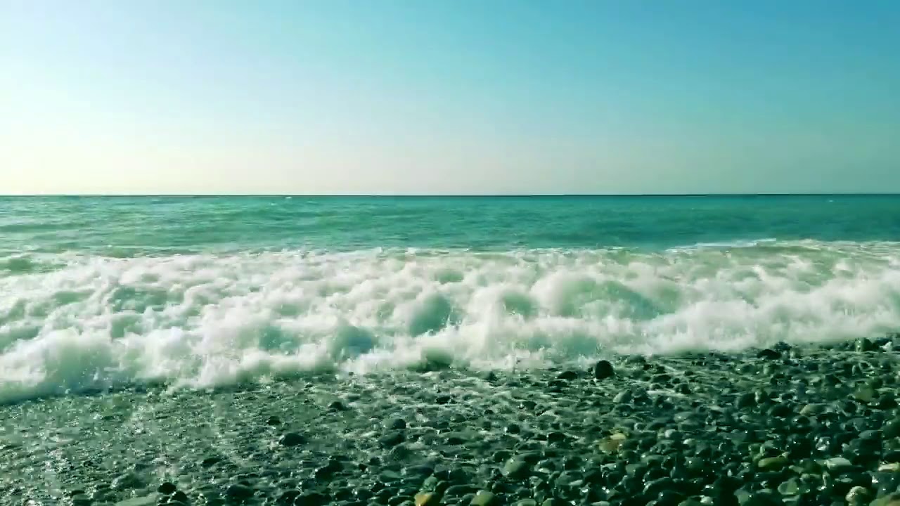 Красивый звук моря