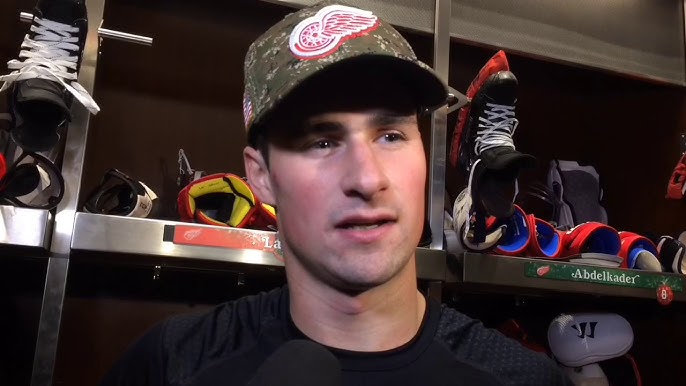 Biz really asked Dylan Larkin..the captain of the Red Wings…if he