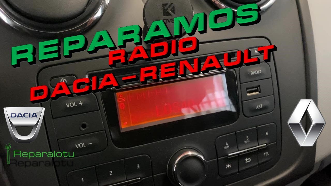 Reparación Radio Dacia-Renault. Avería de Pantalla LCD. 