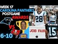 Carolina Panthers vs Tampa Bay Buccaneers Postgame Award Show | NFL 2022 Week 17
