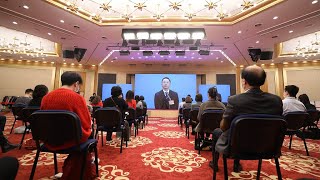 Cppcc Members Make Remarks During Corridor Event