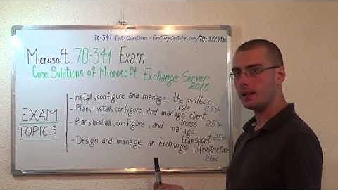 70-341 – Core Exam Solutions Microsoft Exchange Test Server Questions