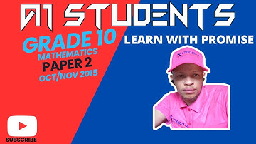 Grade 10 Maths P2 Nov 2015