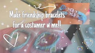 Make friends bracelets w me!! (aesthetic)🌺🫶🏻