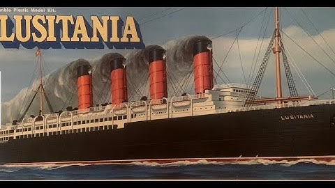 RMS Lusitania 1/350 Scale Model Build   Part 6
