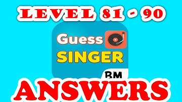 Guess The Singer ? Level 81 - 90 - All Answers - Walkthrough ( By Bosphorus Mobile )