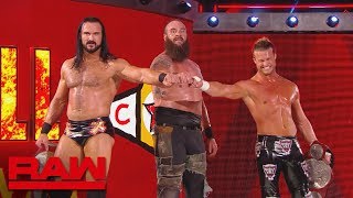 Braun Strowman, Dolph Ziggler \& Drew McIntyre mock The Shield: Raw Exclusive, Sept. 3, 2018