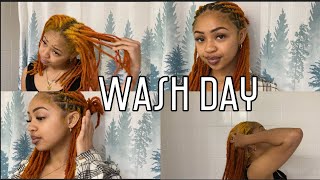 WASH DAY + RETWIST | tutorial