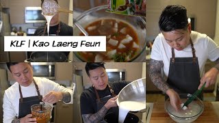 How to Make Khao Lang Feun Full Step by Step Recipe Tutorial Lao Iu Mien Food Hmong Laos Kao Leng