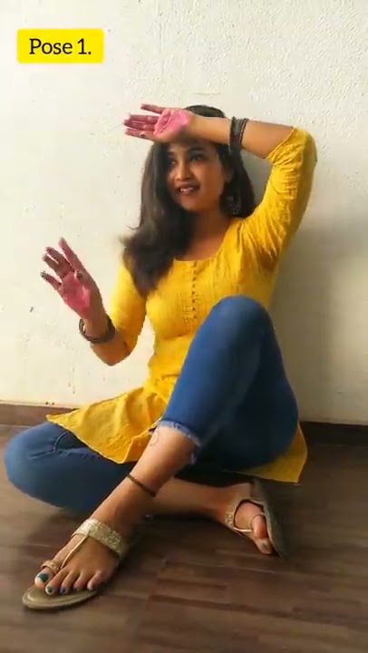 15 BEST Kurti photoshoot Poses For girl at home with phone / Namrata Singh  - YouTube