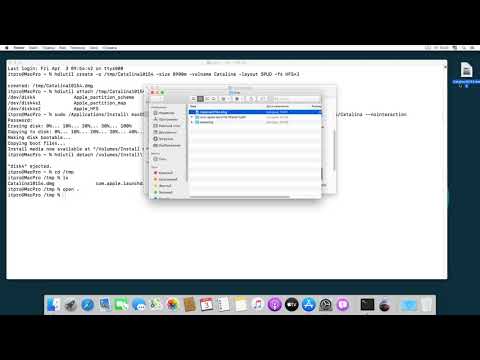 Как создать загрузочный ISO образ macOS Catalina 10.15.4.