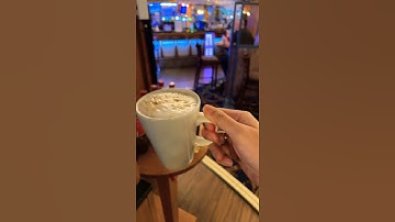99p Latte Free Refill in a Pub Wetherspoons Pub London UK