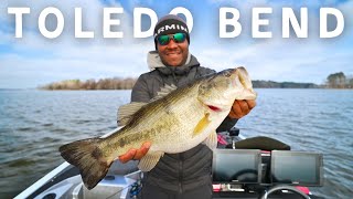 Fishing In The Land Of GIANTS (Toledo Bend Practice)