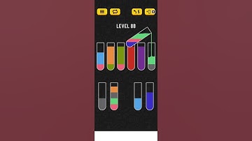 water sort gameplay level 88 - water sort: element monster - relax gameplay #82