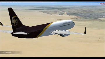 FSX Flightlapse l Khartoum - Cairo (HSSS - HECA) l Boeing 737-800 (#04)