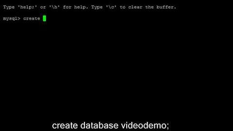 Joomla 1.5 Tutorial - Lesson 4d - Database installation - command line
