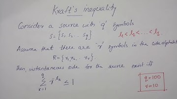 Lecture 13: Proof for Kraft