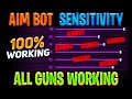 Aim bot sensitivity setting free fire  after update new headshot sensitivity setting