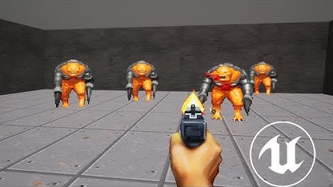 How To Make A Retro FPS Game In Unreal Engine 5 - Course Trailer