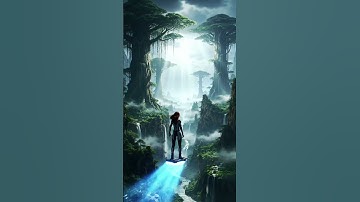 Beyond the Canopy#ai #aiart #aifilm #epicspace #scifi #hoverboard #megastructure