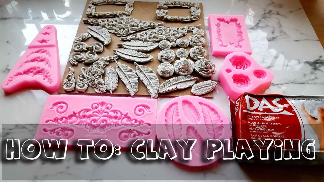 MAKE YOUR CLAY ELEMENTS how to use moulds YouTube