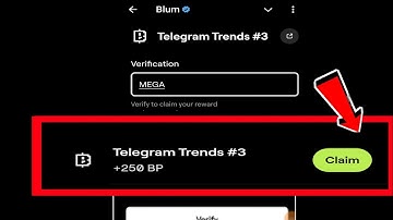 Telegram Trends #3 Blum Video code  | Telegram Trends #3 Blum Verification Keywords