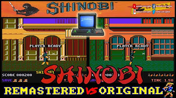 [AMSTRAD CPC] "Shinobi Remastered" VS "Shinobi" (Original) Comparison! NEW AMSTRAD RELEASE!