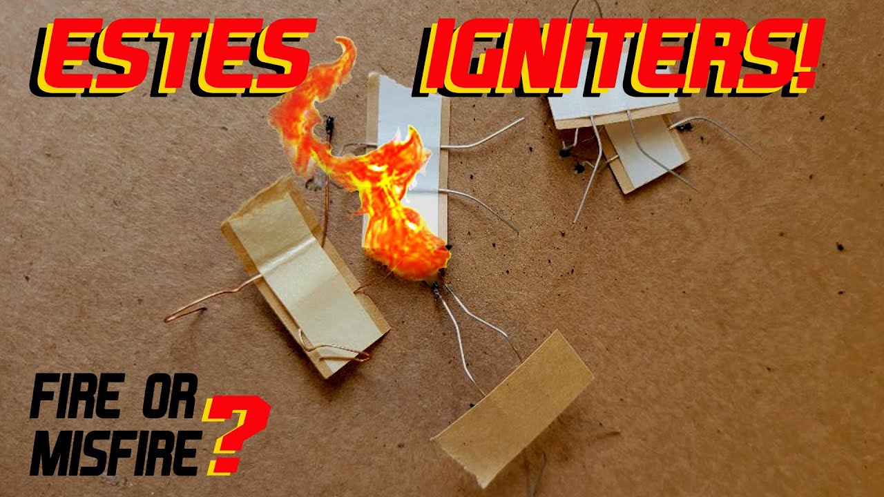 Estes Rocket Igniters/Starters "DO NOT TRY THIS" Fire or Misfire! YouTube