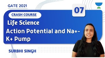 02:00 PM - GATE 2021 | Crash Course by Surbhi Singh | Action Potential and Na+-K+ Pump