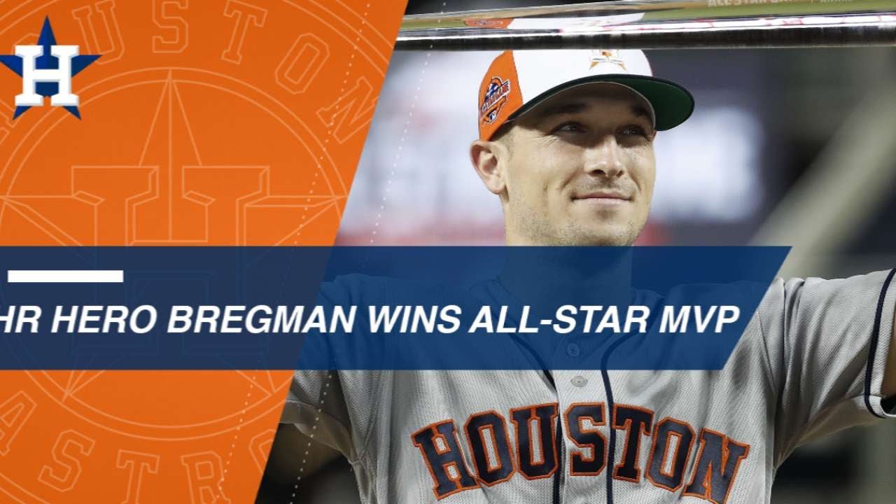 Alex Bregman of Houston Astros named All-Star Game MVP after go