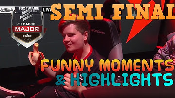 ELeague Atlanta 2017 Major- Funny Moments and Highlights SEMI FINALS (CS:GO Eleague Highlights)