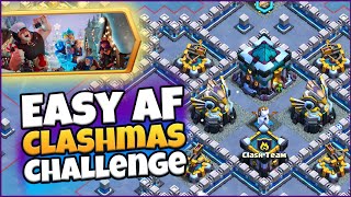 Easily 3 Star Clashmas Challenge [Clash of Clans]