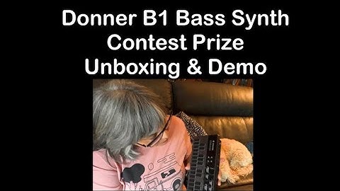 Donner B1 ANALOG Bass Synthesizer Unboxing & Demo/Jam at the end of video with PO-12 Pocket Operator