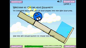 Circles and Squares Walkthrough Level 1