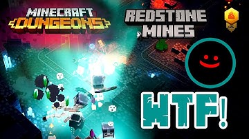 Minecraft Dungeons | Redstone Mines | Hot Mine! | Beast/Invincible Modes 6-minute Gameplay