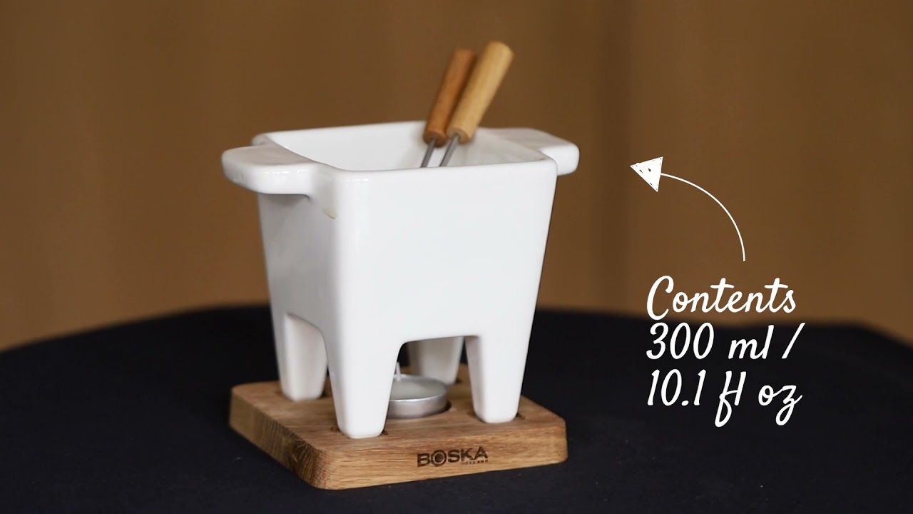 Tapas Fondue Nero : Mini Set à Fondue Idéale pour Fromage & Sauces | Food Tools