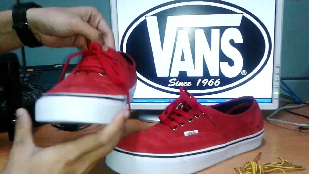 Vans Authentic Red Suede Holiday Pack 2012 unreleased - Review ...