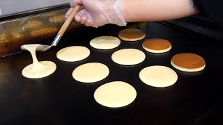 Japanese Pancake Dorayaki (Original, Glutinous Rice Cake, Cheese, Butter) - Korean Street Food