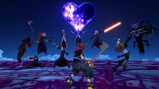 KH3ReMind vs LimitCut Data Rear Org XIII with All Keyblade(Lv1/No Damage)