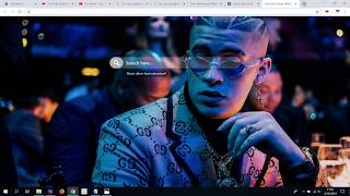 Try This Cool Bad Bunny Wallpaper HD Theme For Chrome screenshot 1