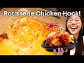 Chicken cobbler  tiktoks viral rotisserie chicken hack