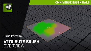 Overview of the Attributes Brush in the Omniverse USD Composer Paint Tool