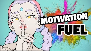 5 SIMPLE TIPS TO STAY MOTIVATED (to do art)