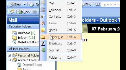 Microsoft Office Outlook 2003 Manually empty the Deleted Items folder