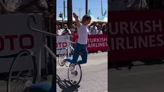 I like to ride my bicycle, but WOW!!! #awesome